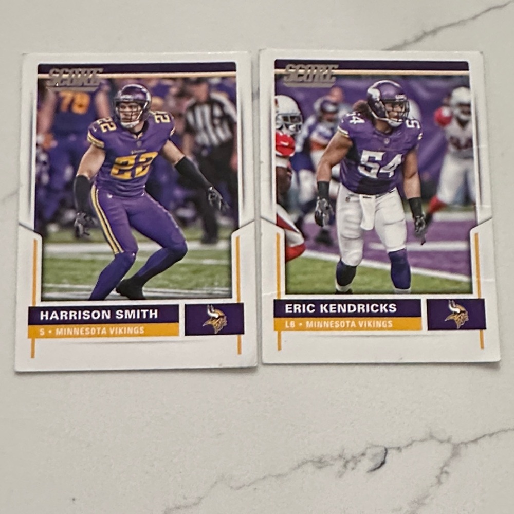 Harrison Smith and Eric Kendrick’s SCORE cards